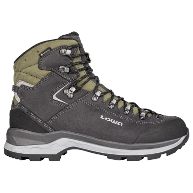 Lowa Wanderschuhe Ranger GTX (Trekking, Nubukleder, wasserdicht) anthrazitgrau/olive Herren